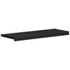 vidaXL Window Sill Black with wood grain 60 x 35 x 4.5 cm PVC