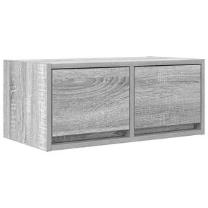 vidaXL TV Cabinet Grey Sonoma 60x31x25.5 cm Engineered Wood