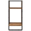 vidaXL Wall Shelf Set 4 pcs Old Wood 65 x 25 x 30 cm Engineered Wood