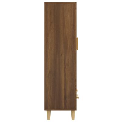 vidaXL Highboard Brown Oak 70x31x115 cm Engineered Wood