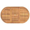 vidaXL Garden Dining Set 5 pcs Natural Solid Acacia Wood