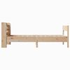 vidaXL Bed Frame without Mattress 100x200 cm Solid Wood Pine