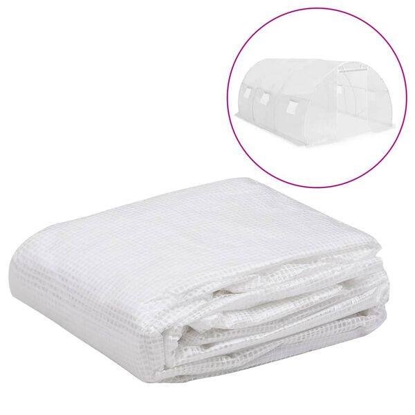 vidaXL Greenhouse Replacement Cover (13.5 m²) 3x4.5x2 m Transparent