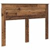 vidaXL Bed Frame with Headboard Old Wood 160 x 200 cm Solid Pine Wood