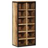 vidaXL Shoe Cabinet 50 x 30 x 110 cm Solid Mango Wood Brown