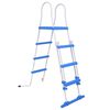 vidaXL Above-Ground Pool Safety Ladder with 3 Steps 122 cm