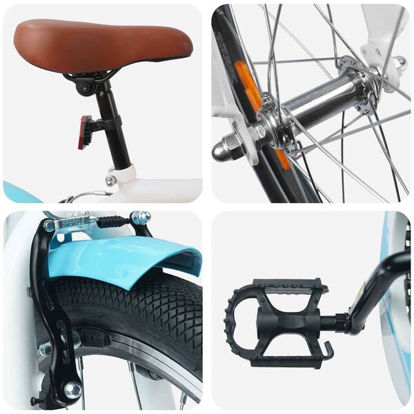 vidaXL Kids Bike 20'' for 6-11 Years Old Light Blue