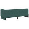 vidaXL Corner Bed Frame with Headboard Dark Green 80 x 200 cm Velvet