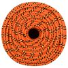 vidaXL Boat Rope Orange 8 mm 25 m Polypropylene