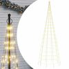 vidaXL LED Christmas Tree 550 LEDs Warm White 300 cm
