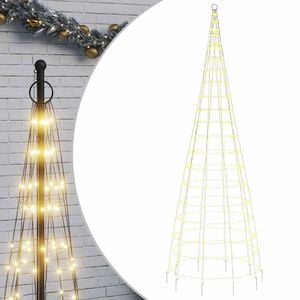 vidaXL LED Christmas Tree 550 LEDs Warm White 300 cm