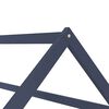 vidaXL Kids Bed Frame Grey Solid Pine Wood 70x140 cm