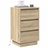 vidaXL Bedside Cabinet Sonoma Oak 39 x 34.5 x 65 cm Engineered wood