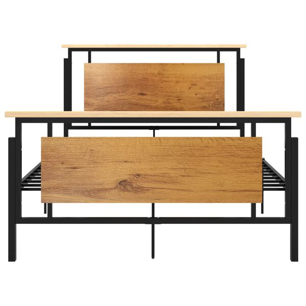 vidaXL Bed Frame without Mattress Metal 120x200 cm