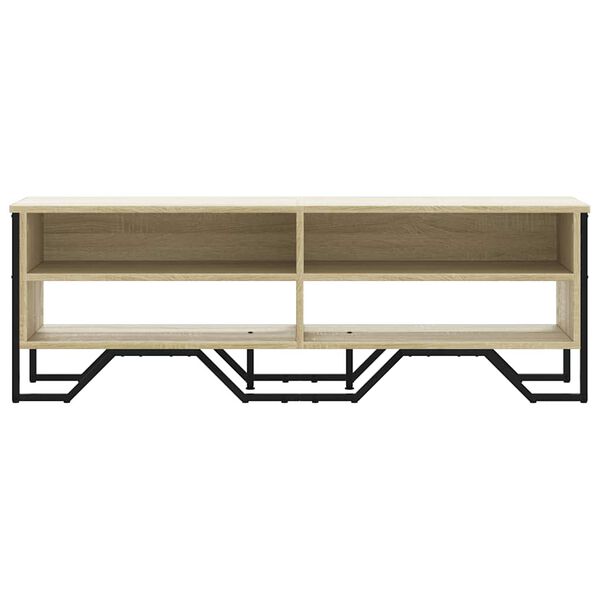 vidaXL TV Cabinet Sonoma Oak 122x34x41 cm Engineered Wood