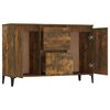 vidaXL Sideboard Smoked Oak 102x35x70 cm Engineered Wood