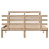 vidaXL Bed Frame with Headboard without Mattress 120x200 cm
