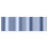 vidaXL Retractable Awning Retractable Striped Blue 350 x 200 cm Fabric