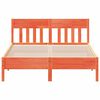 vidaXL Bed Frame without Mattress Wax Brown 140x200 cm Solid Wood Pine