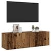 vidaXL Wall Mounted TV Cabinet Old Wood 100x30x30 cm Engineered Wood