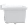 vidaXL Utility Sink for Wall Mounting White 60x40x28 cm Resin