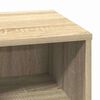 vidaXL Bedside Cabinet Sonoma Oak 50 x 34.5 x 50 cm Engineered wood