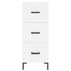 vidaXL Highboard White 34.5x34x180 cm Engineered Wood