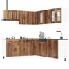vidaXL 11 Piece Kitchen Cabinet Set Lucca Old Wood Engineered Wood
