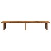 vidaXL Monitor Stand Old Wood 100x27x15 cm Engineered Wood