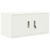 vidaXL Storage Cabinet White 80 x 40 x 40 cm Steel