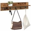 vidaXL Wall-Mounted Coat Rack Wall-mounted Old Wood 80 x 10.5 x 18 cm