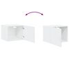 vidaXL Wall Cabinet White 50x42.5x40 cm Engineered Wood