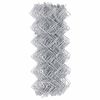 vidaXL Chain Link Fence Silver 10 x 0.8 m Galvanised Steel