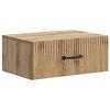 vidaXL Wall-Mounted Bedside Cabinet Artisan Oak 49 x 34.5 x 20 cm