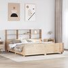 vidaXL Bookcase Bed without Mattress 180x200 cm Super King Solid Wood