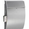 BURG-W&Auml;CHTER Letterbox Hamburg 3815 Ni Stainless Steel Silver