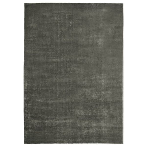 vidaXL Rug Washable Foldable Taupe 140x200 cm Polyester