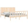 vidaXL Bed Frame without Mattress 160x200 cm Solid Wood Pine
