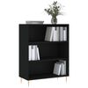 vidaXL Bookcase Black 69.5x32.5x90 cm Engineered Wood