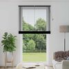 vidaXL Venetian Blind Manual Adjustable Black 213 x 110 cm PVC