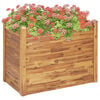vidaXL Garden Raised Bed 110x60x84 cm Solid Acacia Wood