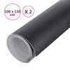 vidaXL Car Films 2 pcs Matt Black 100x150 cm