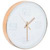 vidaXL Wall Clock Copper Look 30 cm