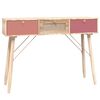 vidaXL Console Table with Drawers 105x30x75 cm Engineered Wood