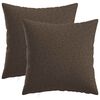 vidaXL Cushion with Pillow HEERLEN 2 pcs Taupe Fabric