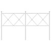 vidaXL Metal Replace Headboard White 160cm