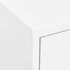 vidaXL Storage Cabinet White 80x35x101.5 cm Steel