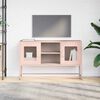 vidaXL TV Cabinet Pink 100.5x39x60.5 cm Steel
