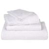 vidaXL 8 Piece Towel Set "FROGN" White 360 gsm