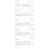 vidaXL 5-Layer Book Shelf White 60x27.6x158.5 cm Engineered Wood